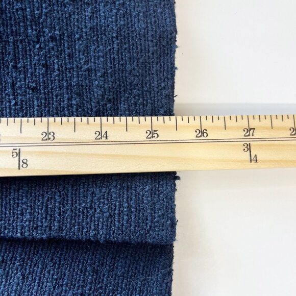 L'Agence Chamberlain Cotton Blend Boucle Tweed Blazer Jacket Navy Blue - Size 4 - Picture 8 of 8